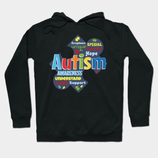 Puzzle Piece Autism Awareness Hoodie